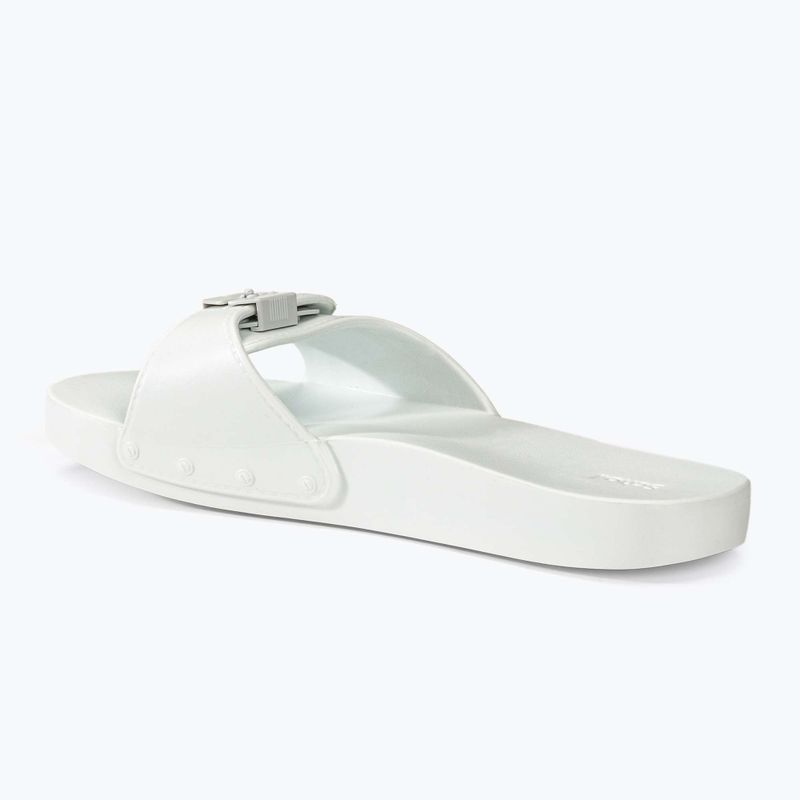 Жіночі шльопанці Scholl Pescura Flat Aqua Eva білого кольору 3