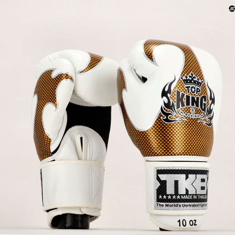 Рукавиці боксерські Top King Muay Thai Empower білі TKBGEM-01A-WH 7