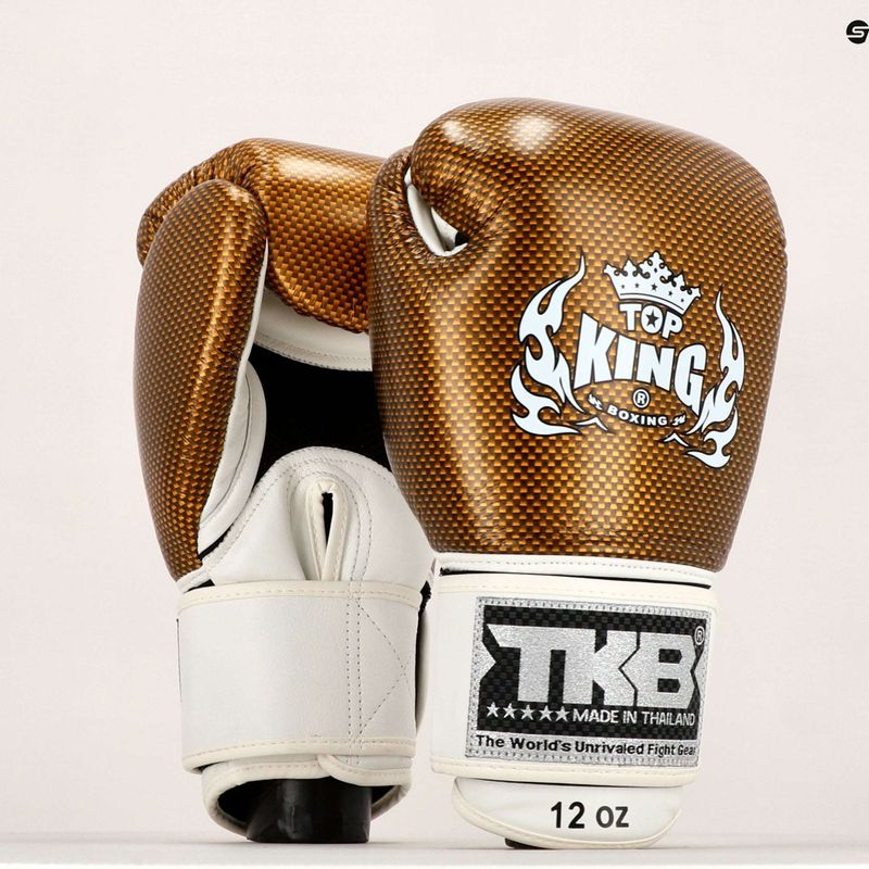 Рукавиці воксерські Top King Muay Thai Empower білі TKBGEM-02A-WH 7