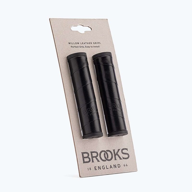 Ручки керма Brooks England Willow Leather black 2