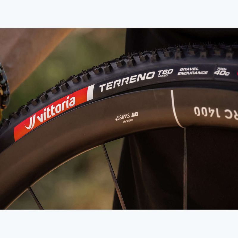 Шина велосипедна Vittoria Terreno T60 G2.0 TLR Gravel Endurance чорний/коричневий 6