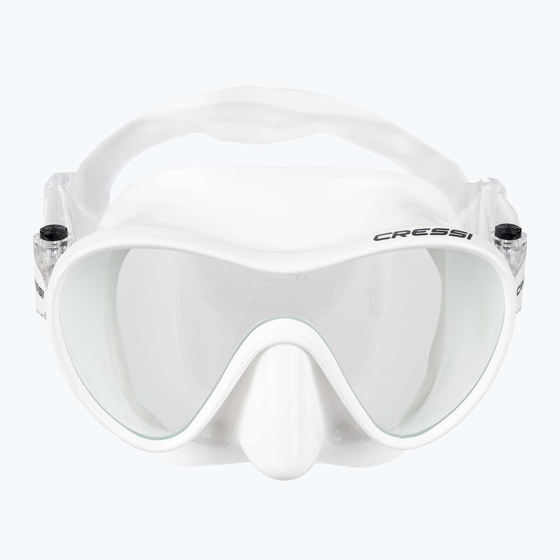 Маска для дайвінгу Cressi F1 white 2