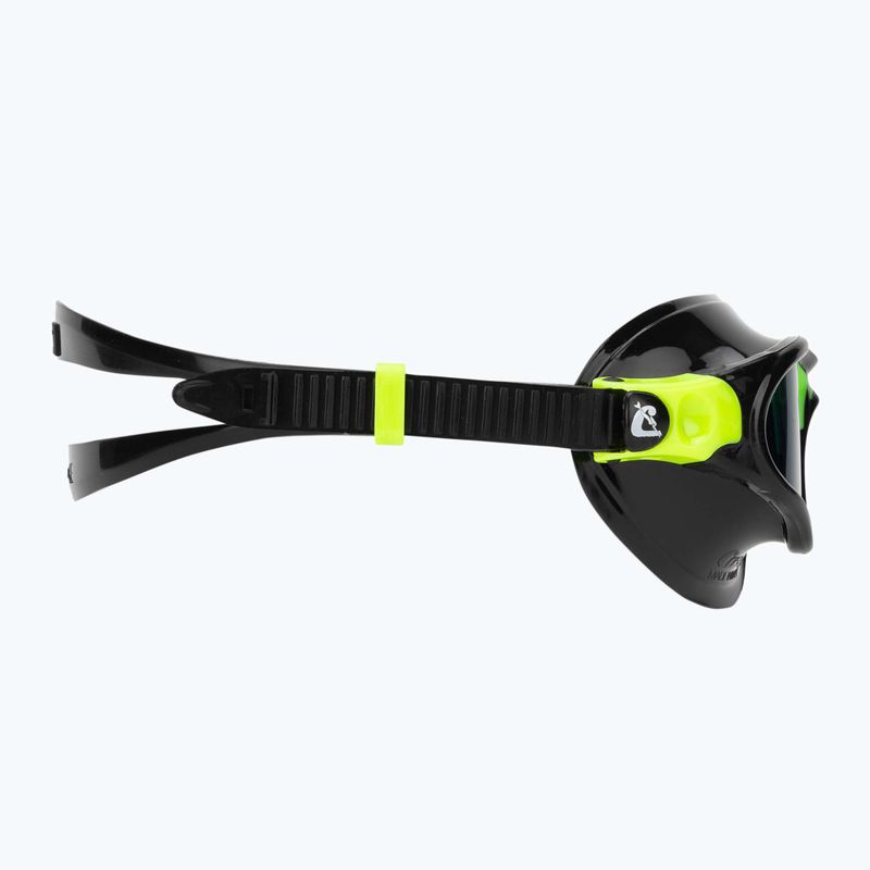 Маска для плавання Cressi Cobra black/black/lime smoked 3