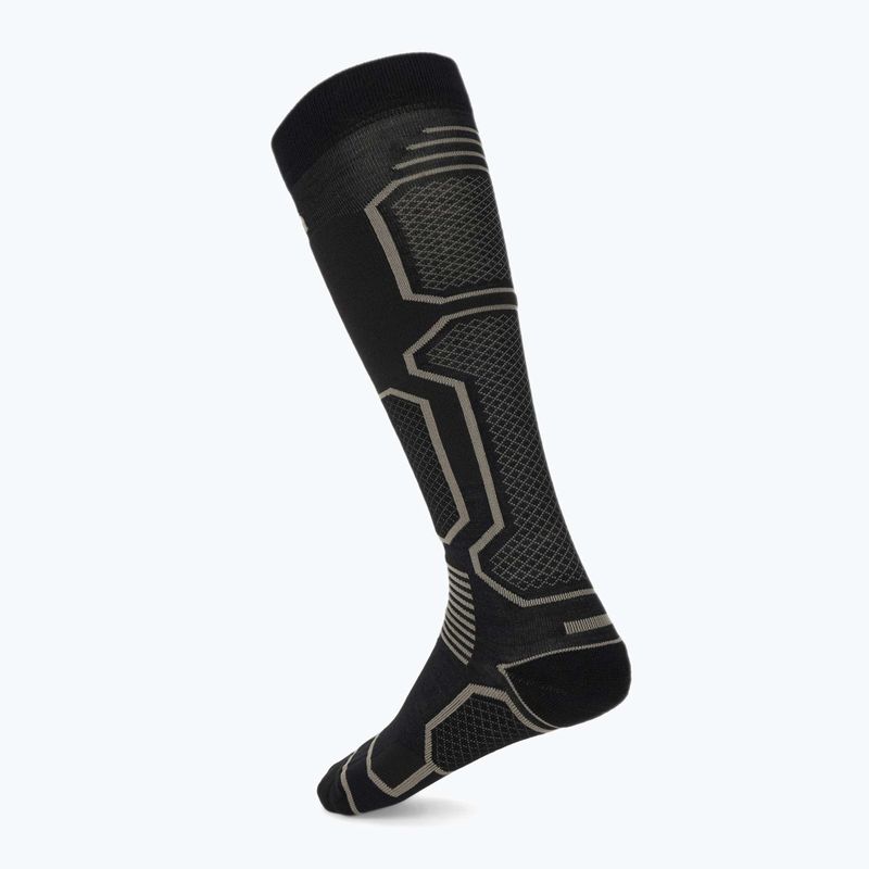 Шкарпетки гірськолижні Mico Medium Weight Warm Control Ski nero grigio 2