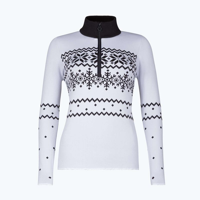 Кофта термічна жіноча Newland Groenlandia Half Zip white/black 5