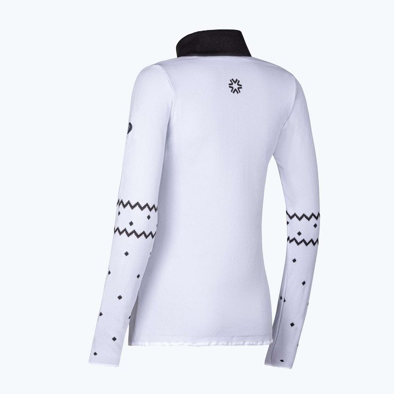 Кофта термічна жіноча Newland Groenlandia Half Zip white/black 6