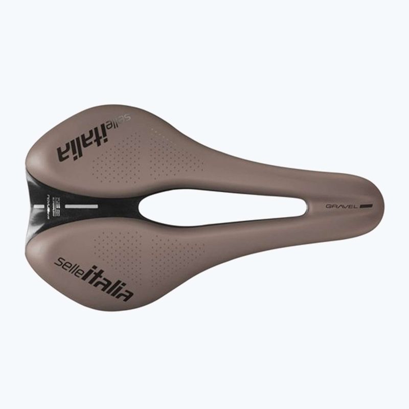 Велосипедне сідло Selle Italia Novus Boost Evo Gravel TM, Superflow, Manganese Rail, Soft-Trek brown 3