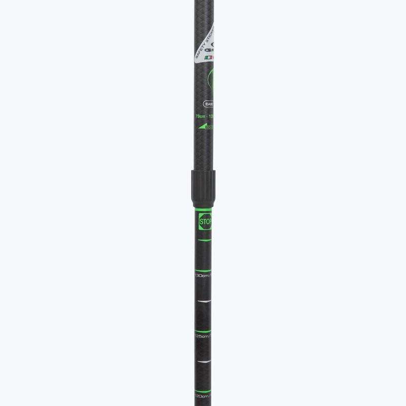 Палиці для скандинавської ходьби GABEL Carbon XT 2S 80 F.L. чорний/лаймовий 4