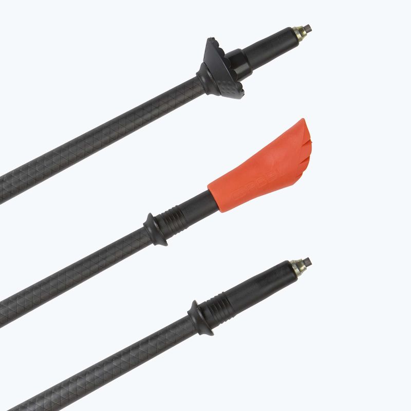 Палиці для скандинавської ходьби GABEL Carbon XT 2S 80 F.L. чорний/лаймовий 6