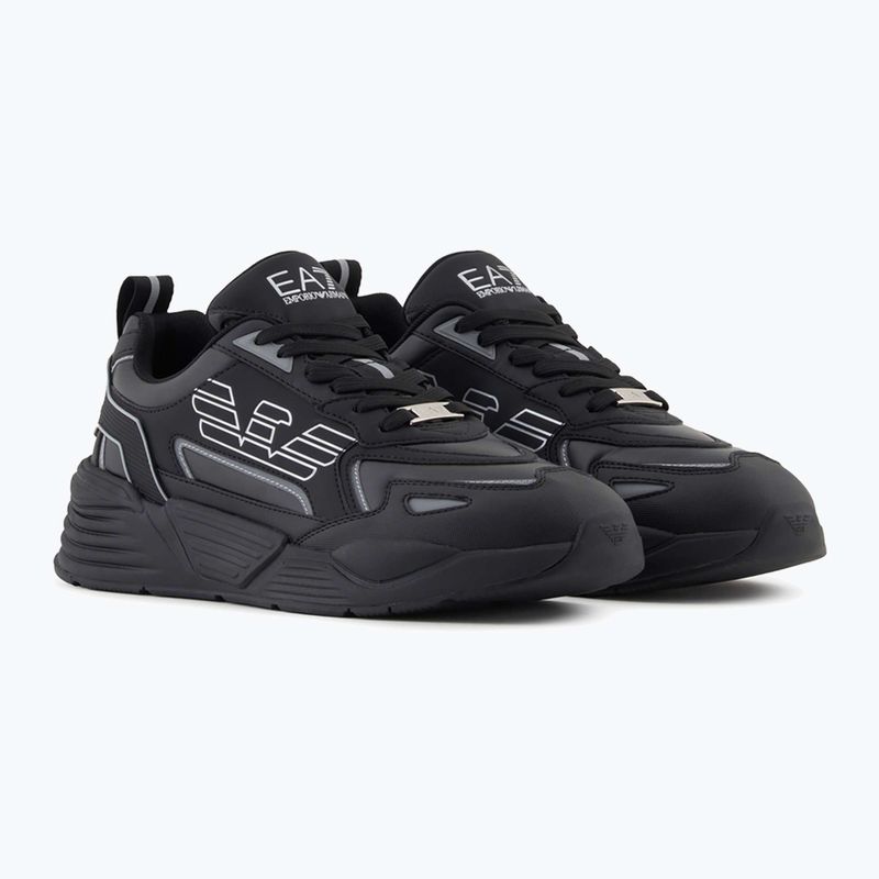 Кросівки EA7 Emporio Armani Ace Runner Special triple black / silver 9