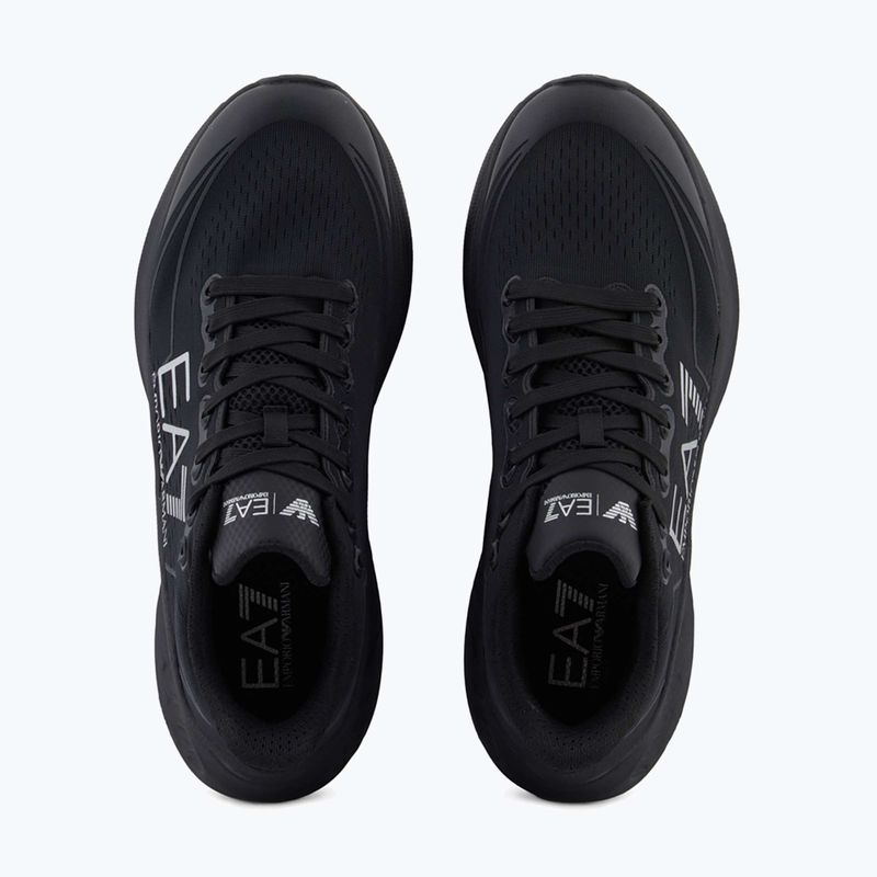 Кросівки EA7 Emporio Armani Wave Cracking full black / silver 12