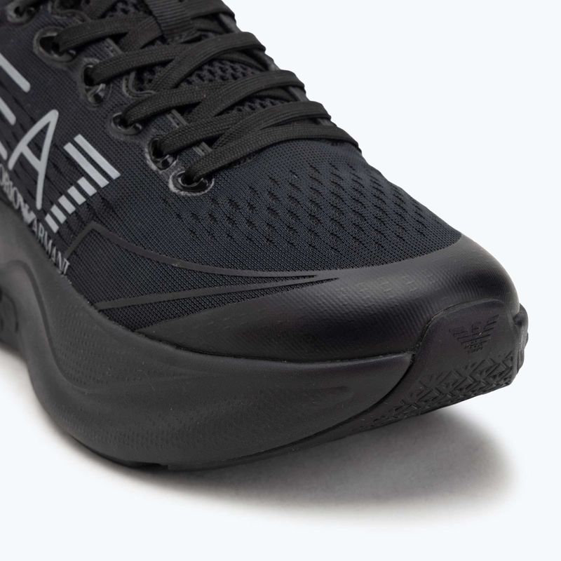 Кросівки EA7 Emporio Armani Wave Cracking full black / silver 7