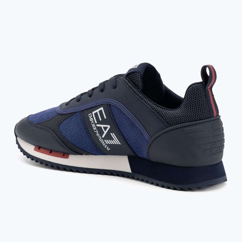 Кросівки EA7 Emporio Armani Black & White Suede sky captain / deep cobal / mineral 3