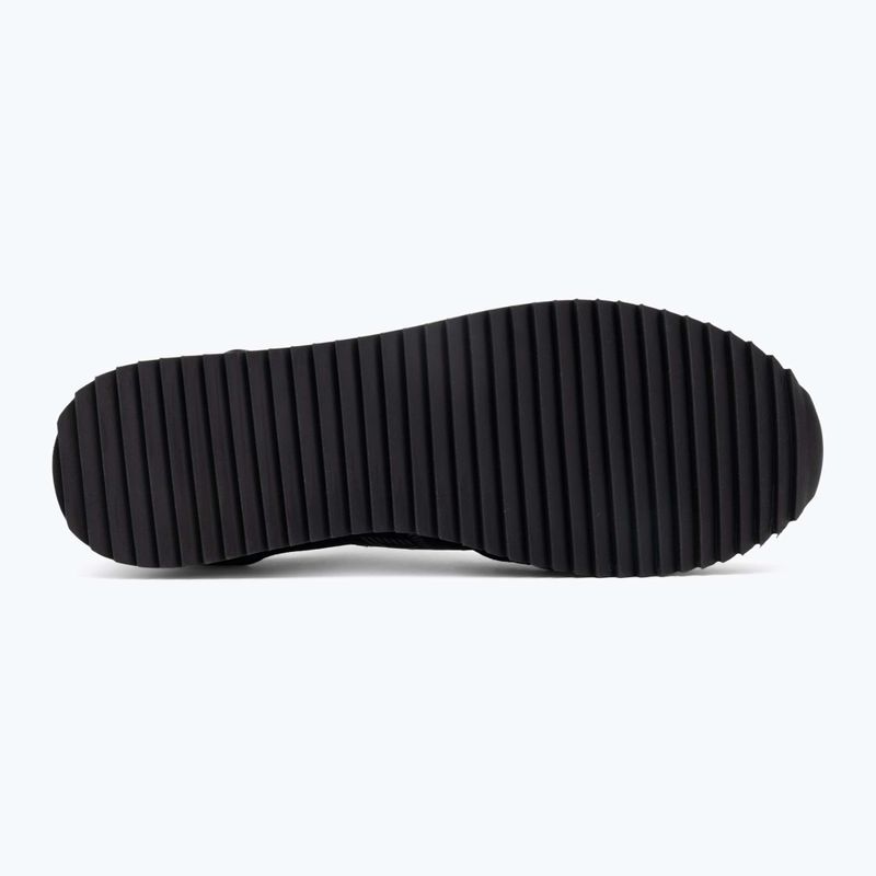 Кросівки EA7 Emporio Armani Black & White Suede triple black micropunch 4