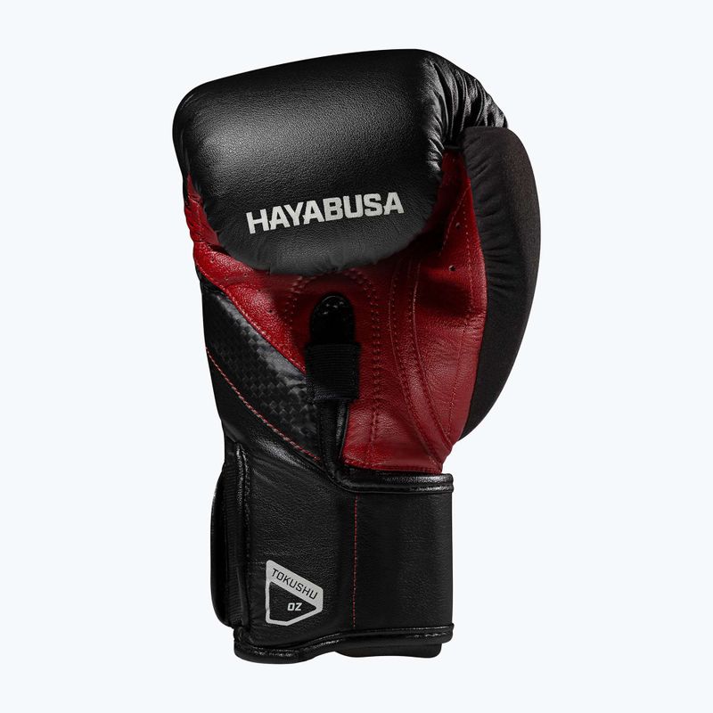 Рукавиці боксерські Hayabusa T3 black/red 4