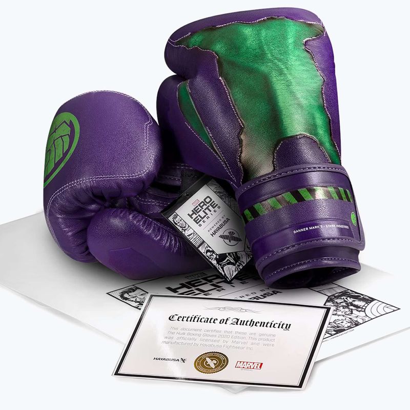Рукавиці боксерські Hayabusa Marvel's Hulk purple/green 11