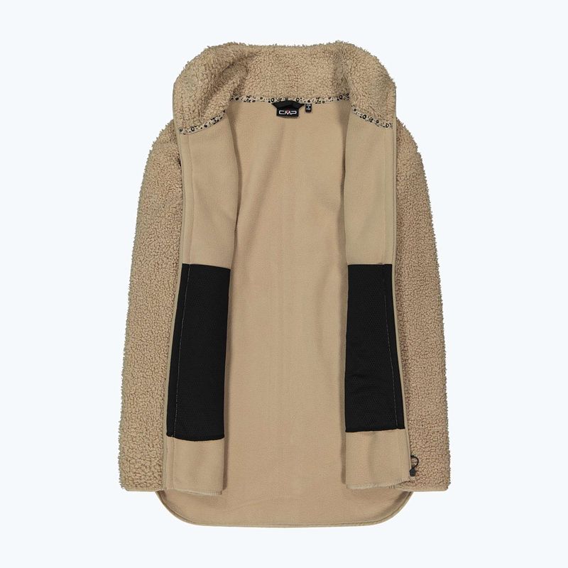 Жіноче пальто CMP 35P3846 Long Teddy Highloft cookie 4