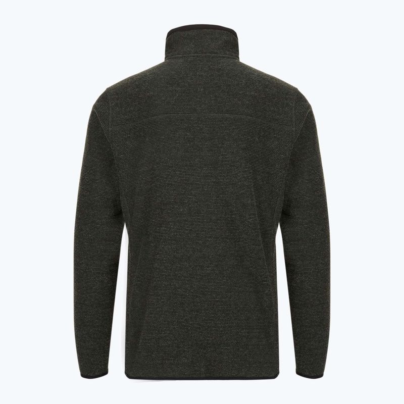 Кофта флісова чоловіча CMP 35H3907 Melange Knitted forest melange/nero/ferrari 2