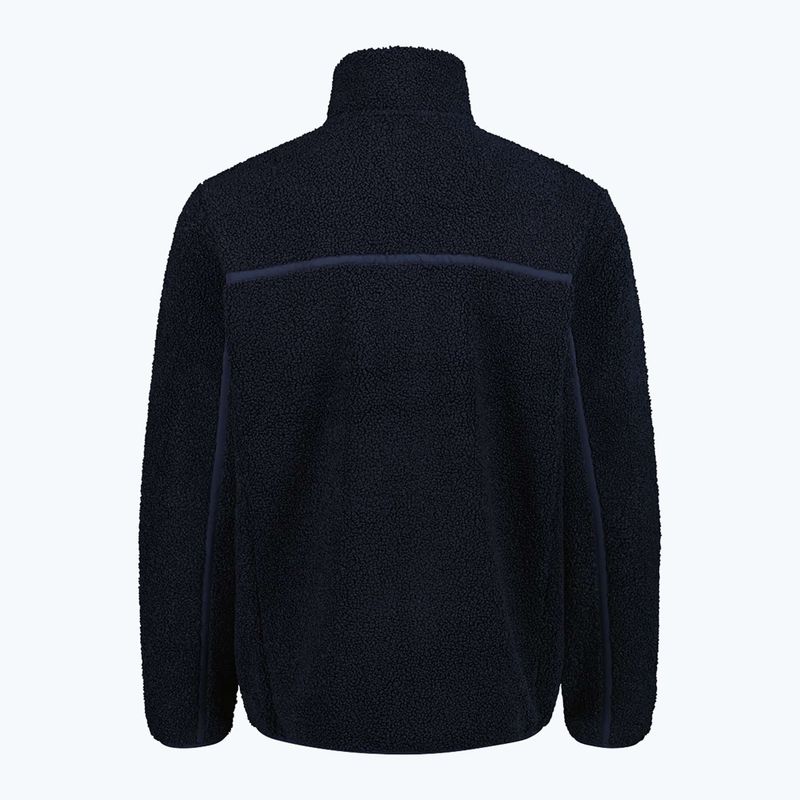 Куртка чоловіча CMP 35P3877 Teddy Highloft black/blue 2