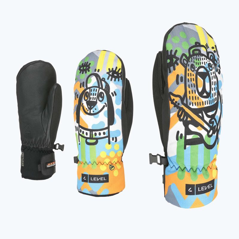 Рукавиці гірськолижні дитячі Level Vertigo Mitt Teen tribe 9