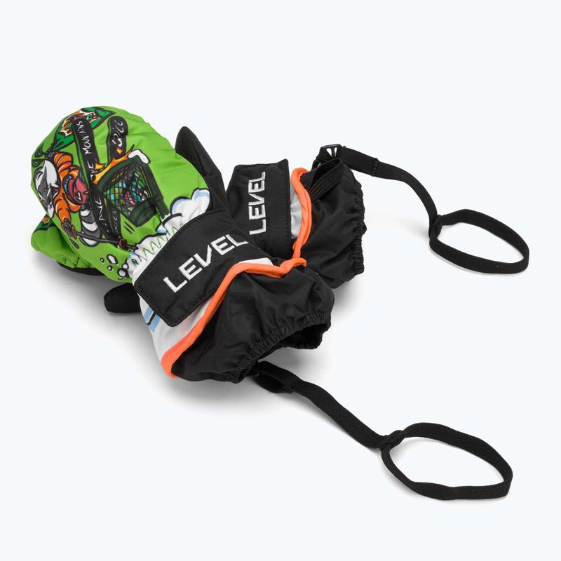 Рукавиці гірськолижні дитячі Level Animal lime 6