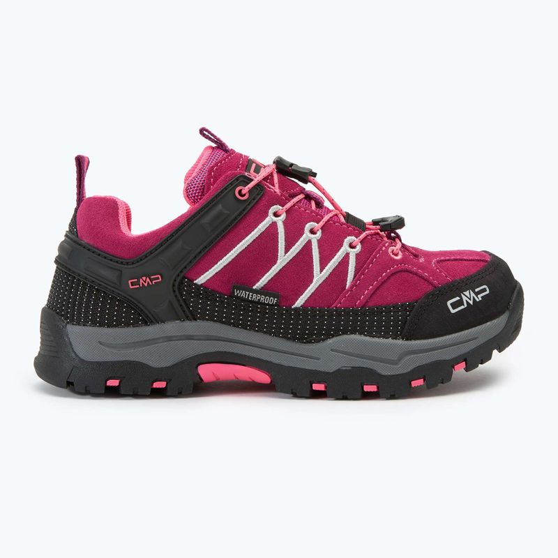 Черевики трекінгові дитячі CMP Rigel Low Wp berry / pink fluo 2