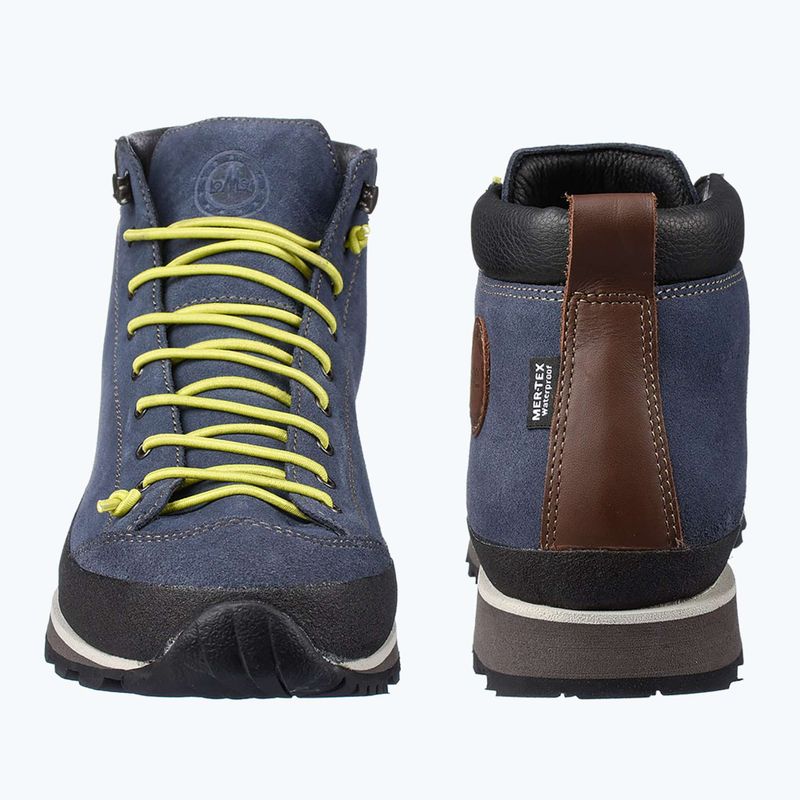 Чоловічі туристичні черевики Lomer Bio Naturale Mid Mtx Suede прапор/лайм 8