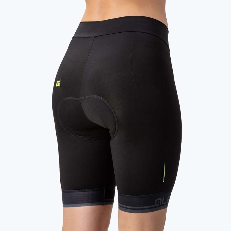 Велошорти жіночі  Alé Pantalone S/B Classico LL black/charcoal grey 3