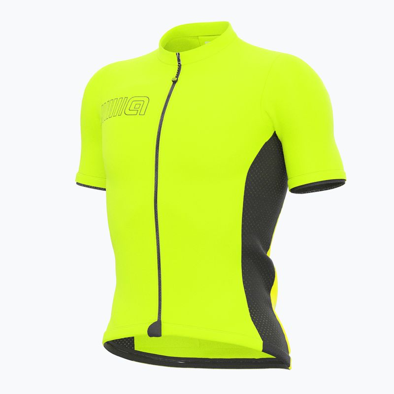 Велофутболка чоловіча Alé Maglia MC Color Block fluorescent yellow 6