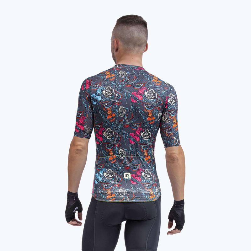 Велофутболка чоловіча Alé Maglia MC Tattoo grey 2