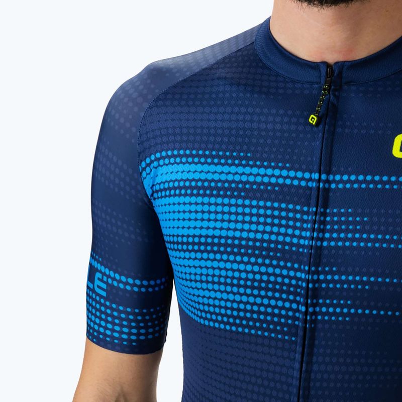 Велофутболка чоловіча Alé Maglia MC Turbo blue 4