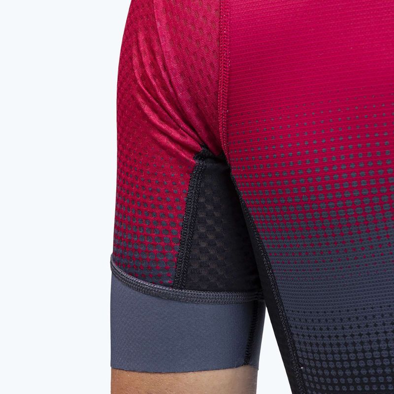 Велофутболка чоловіча Alé Maglia MC Gradient masai red 7