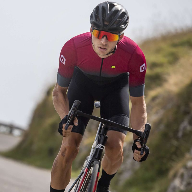 Велофутболка чоловіча Alé Maglia MC Gradient masai red 10