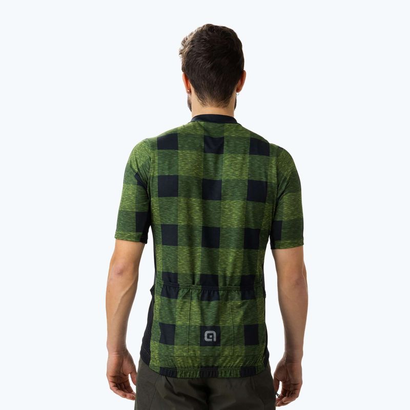 Велофутболка чоловіча Alé Maglia MC Scottish green 2