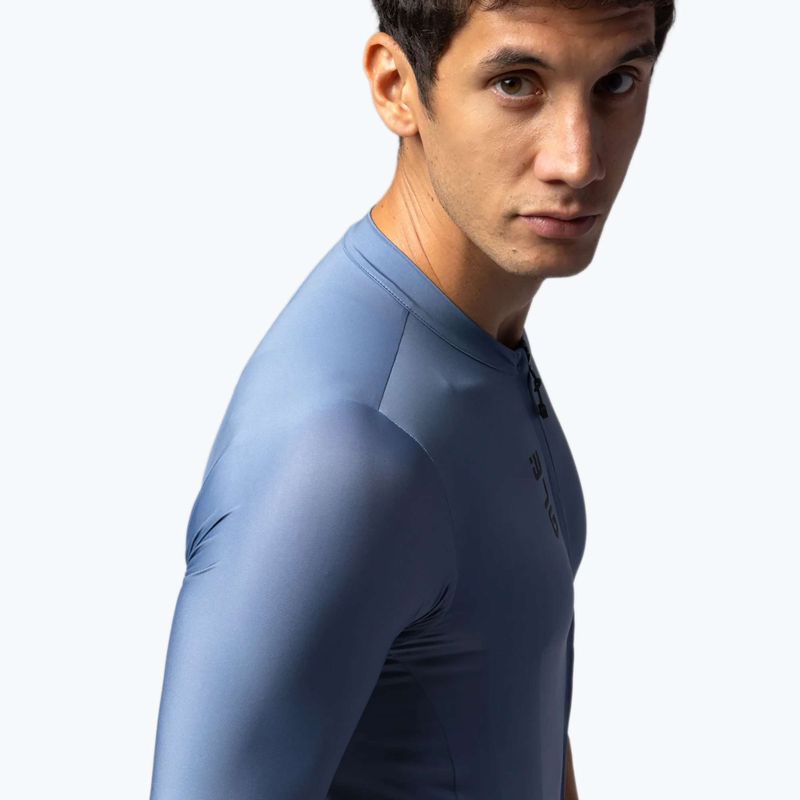 Футболка велосипедна чоловіча Alé Color Block steel blue 4