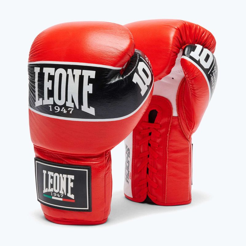 Рукавиці боксерські LEONE 1947 Shock Pro rose/red 2