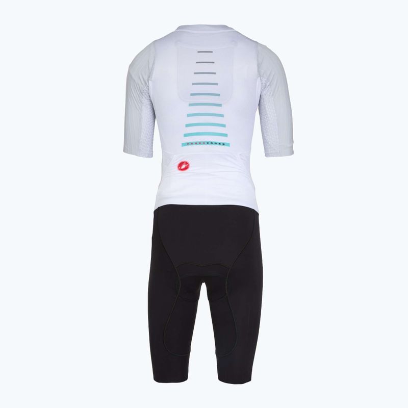 Комбінезон велоспортивний жіночий Castelli Free Sanremo 3 SS in white/black 2