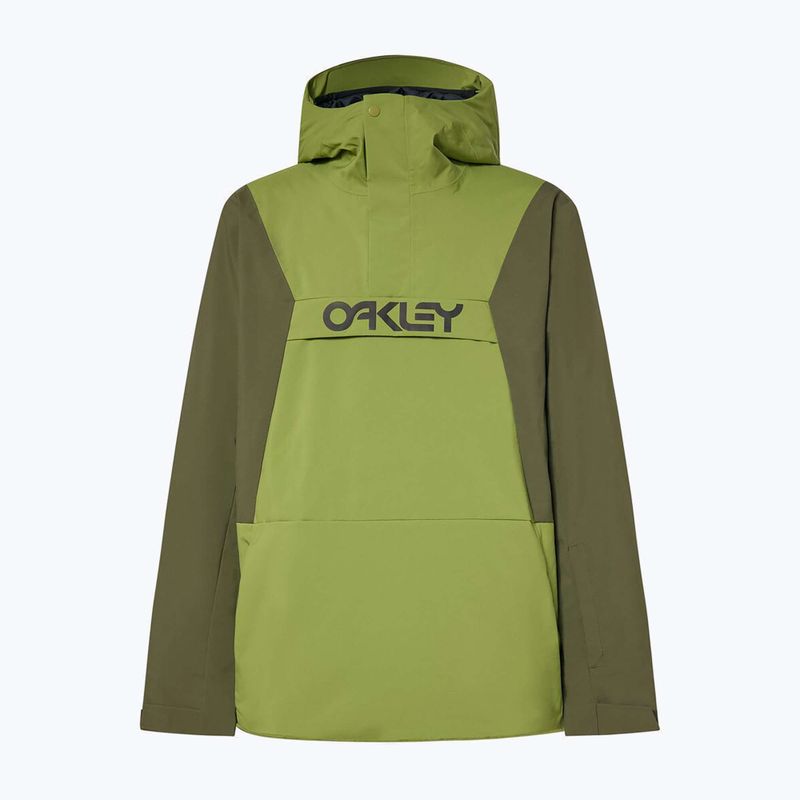 Чоловіча сноубордична куртка Oakley TNP TBT утеплена анорак нова темна щітка/папороть 5