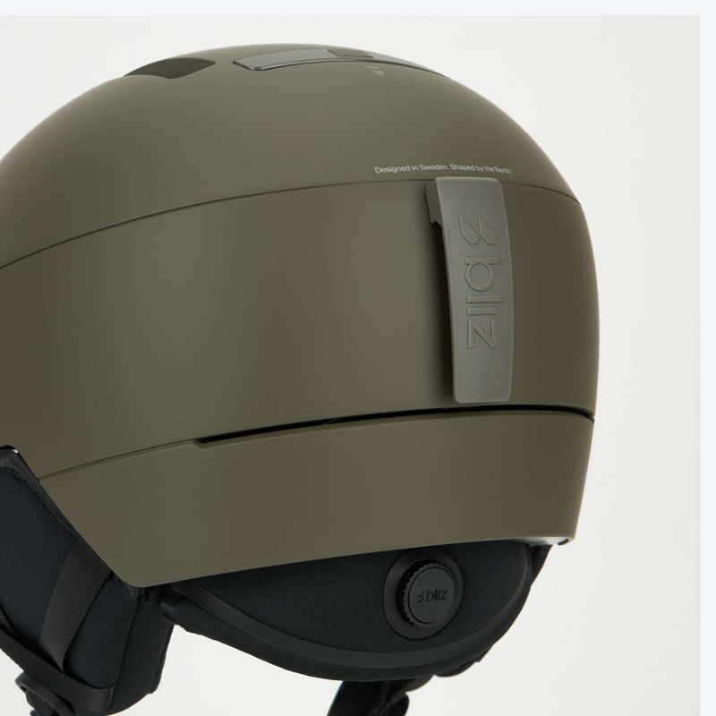 Шолом гірськолижний Bliz S002 matte camo green 8