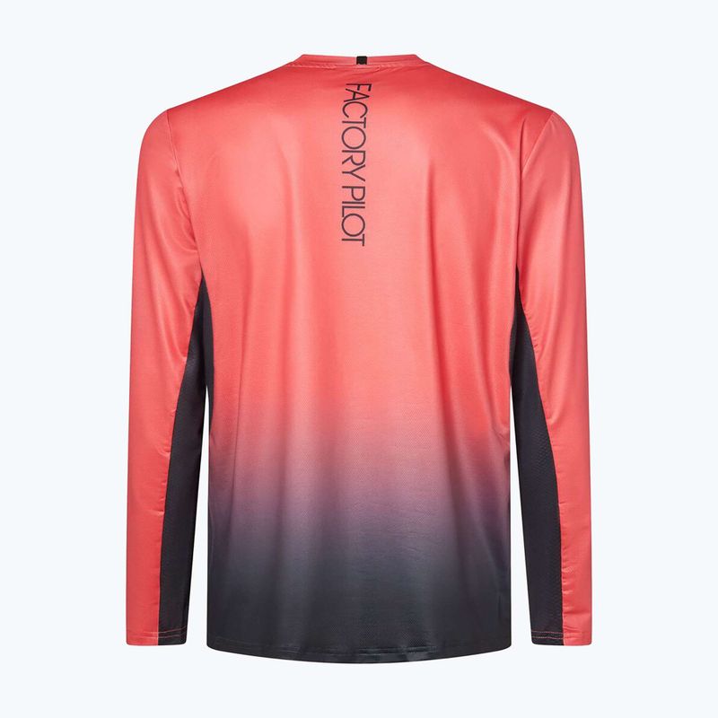 Лонгслів велосипедний чоловічий Oakley Maven Coast 2.0 gradient paloma/black 2