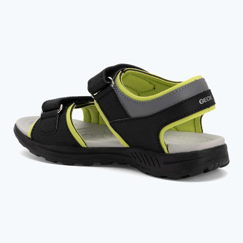 Сандалі дитячі Geox Vaniett black/light green 3