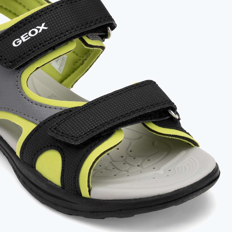 Сандалі дитячі Geox Vaniett black/light green 7