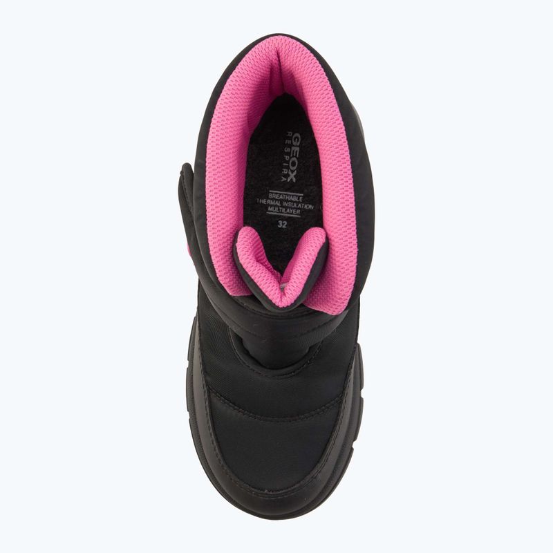Черевики зимові дитячі Geox Willaboom ABX black / fuchsia 5