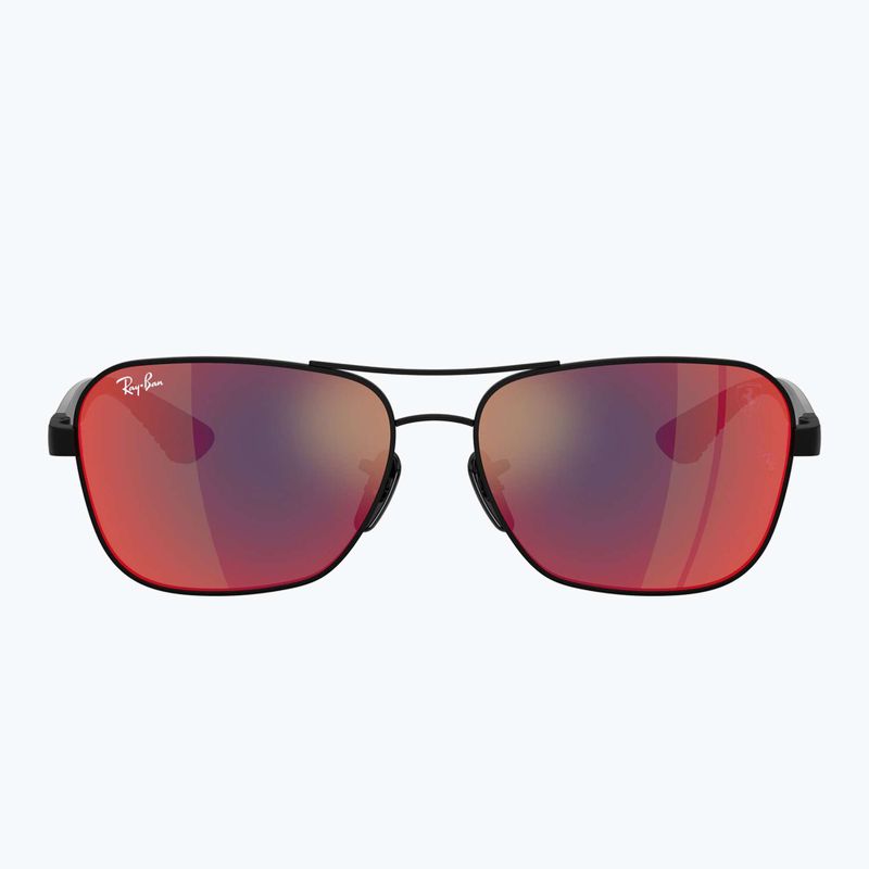 Окуляри сонцезахисні Ray-Ban Rb8336M Scuderia matt black/dark grey mirror blue/red 2
