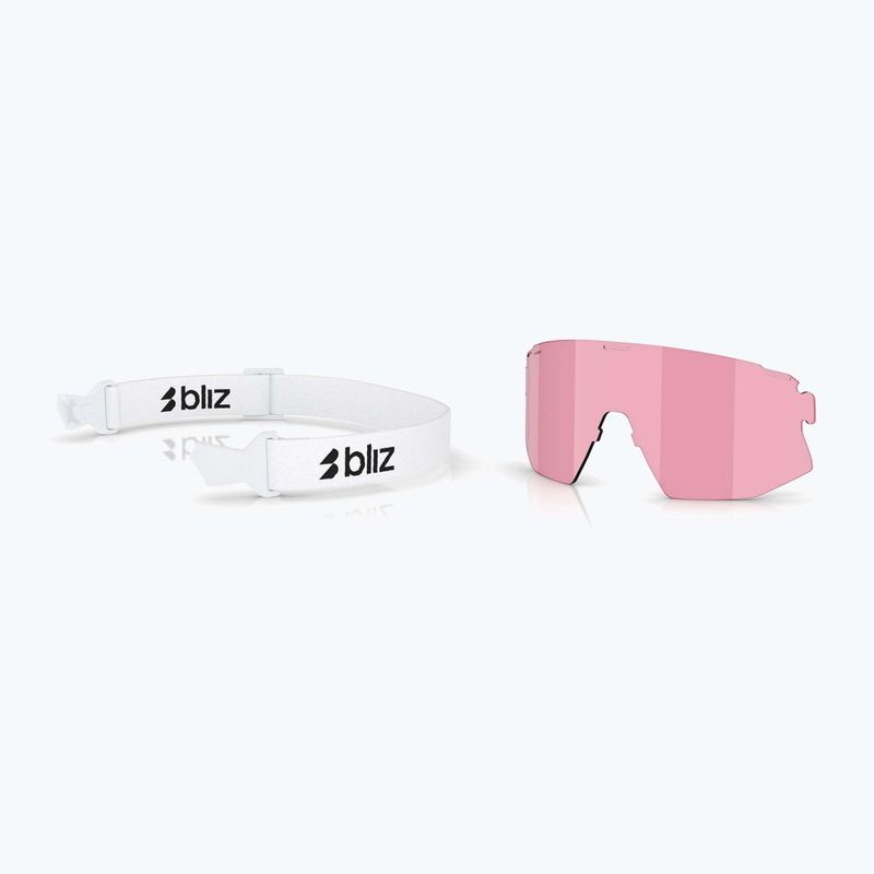 Окуляри сонцезахисні Bliz Breeze matte white/smoke blue multi/pink 6