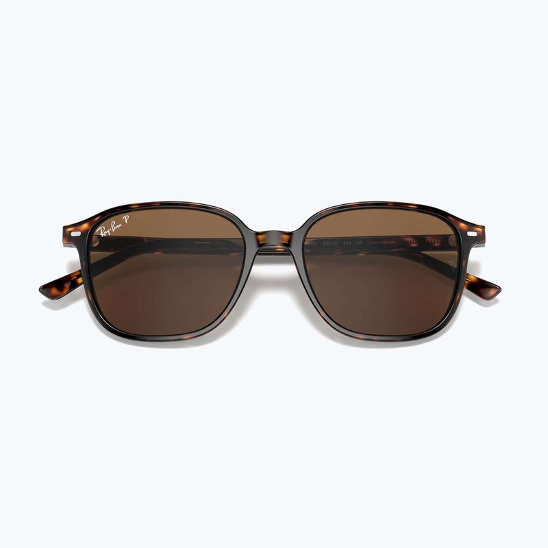 Окуляри сонцезахисні Ray-Ban Leonard tortoise/brown polarized 3