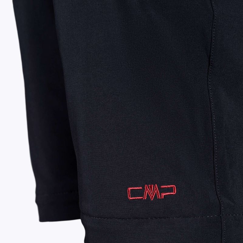Штани для трекінгу жіночі CMP Zip Off чорно-рожеві 3T51446/05UG 4