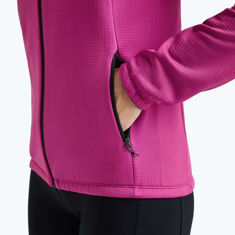 Кофта жіноча Montura Fadis Grid Hooded Maglia baton rougue 6