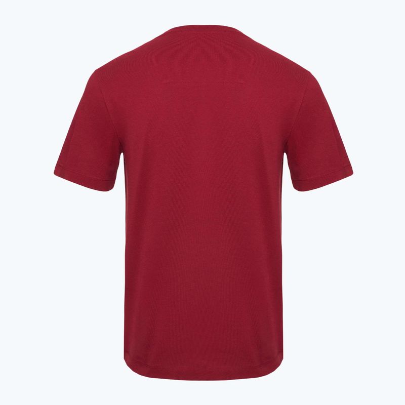 Чоловіча футболка Aeronautica Militare Essential бордова 2