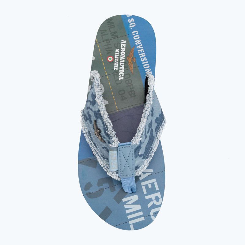 В'єтнамки чоловічі Aeronautica Militare SC0310UCT03593 camouflage blue 5